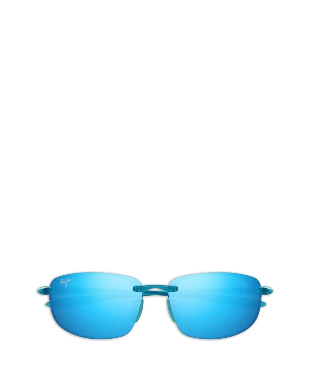 Maui Jim Blue Lunettes De Soleil Ho'Okipa À Monture Rectangulaire