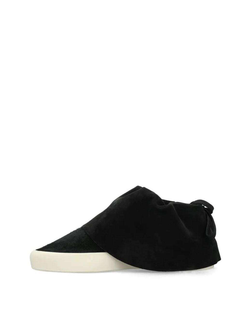 Fear Of God Black Moc Low Suede Sneakers