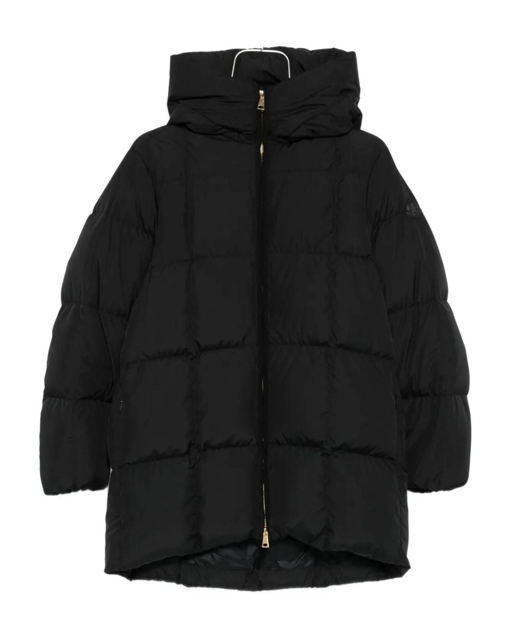 Moncler Black Darbon Quilted Hooded Jacket