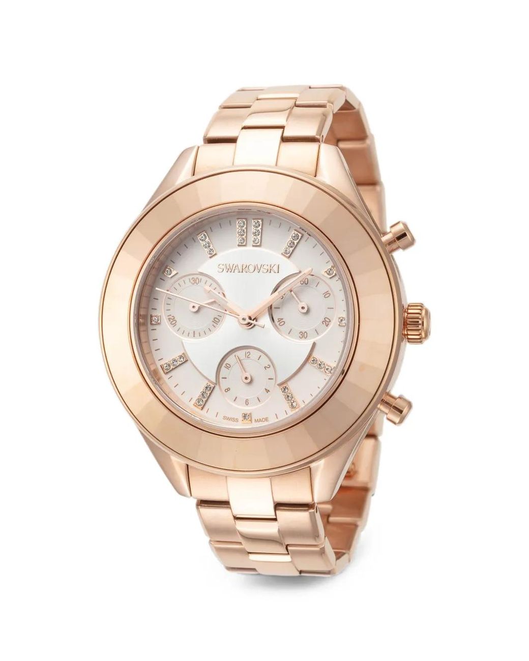 Swarovski White Montre Octea Lux Sport Mm