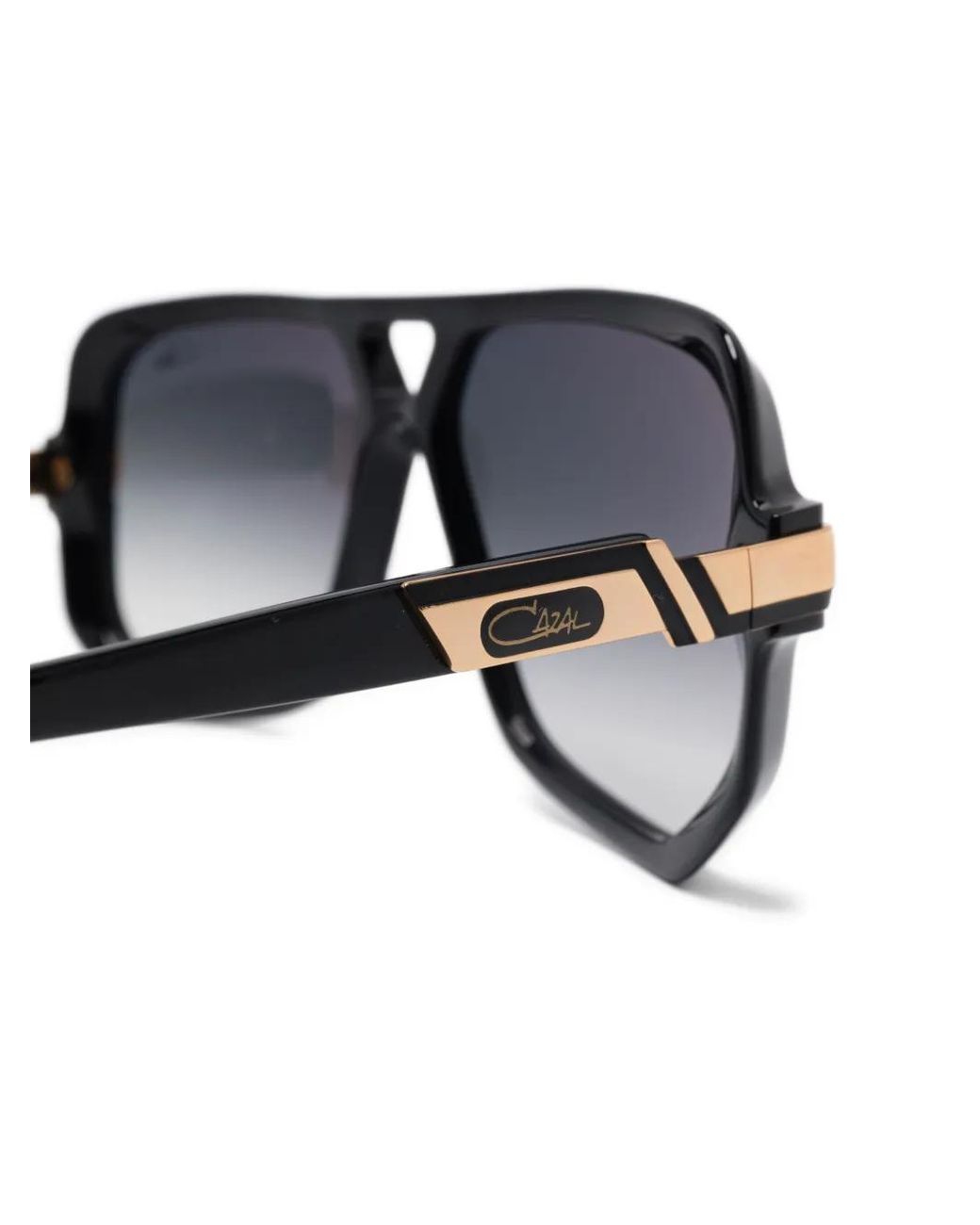 Cazal Black Geometric-Frame Sunglasses