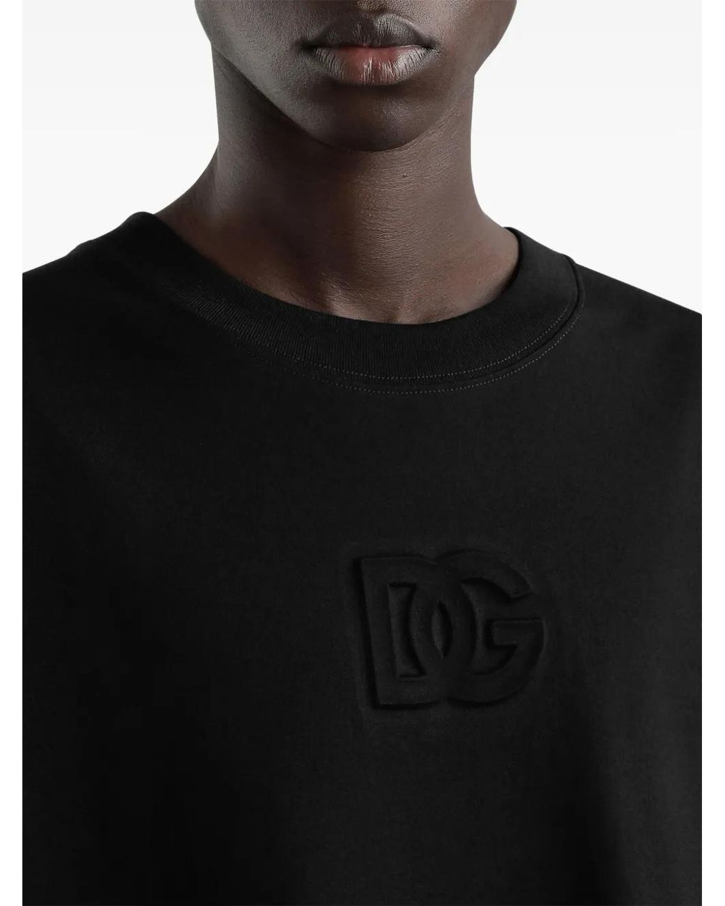 Dolce & Gabbana Black T-shirt Logo for men