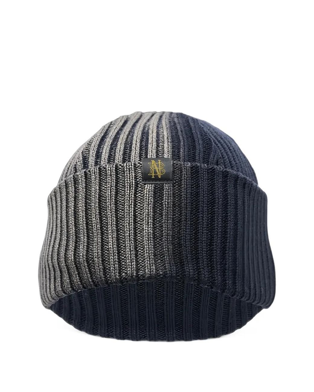 Comme des Garçons Blue X Batoner Ribbed-Knit Beanie Hat for men