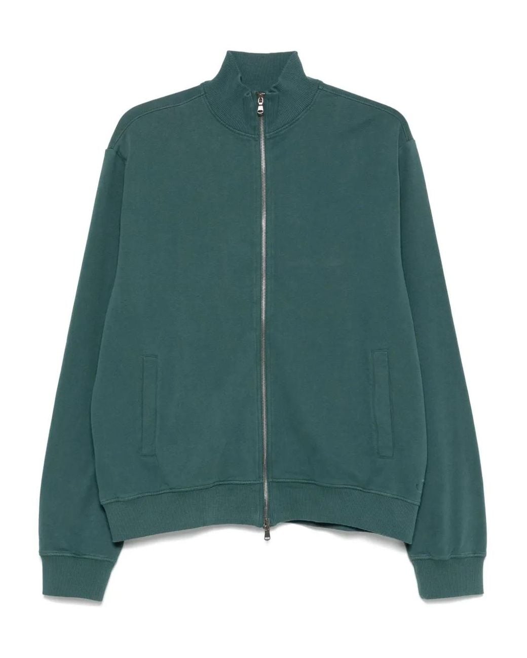 Juvia Green Zip-Up Sweatshirt for men