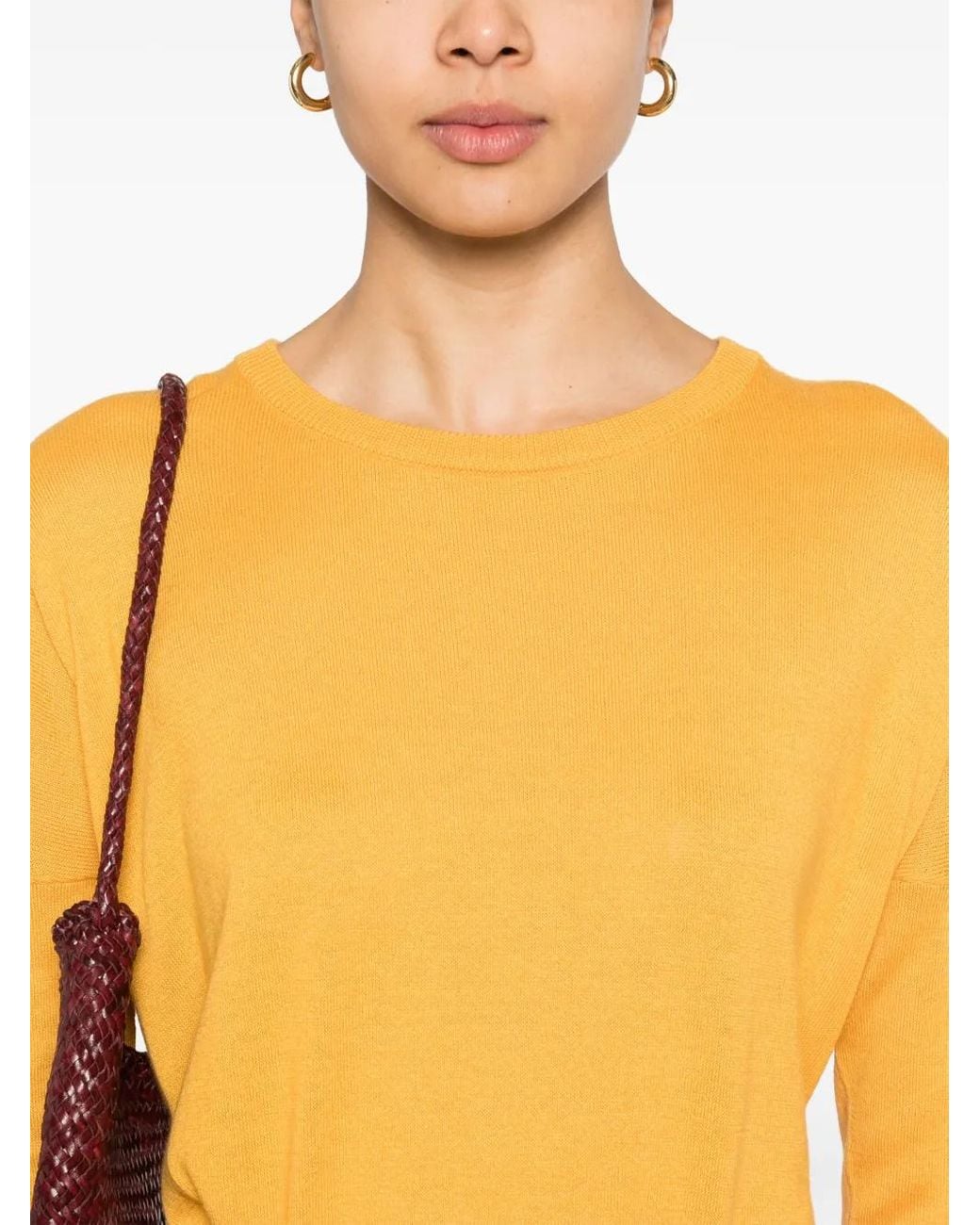 Be You Yellow Fine-Knit Top