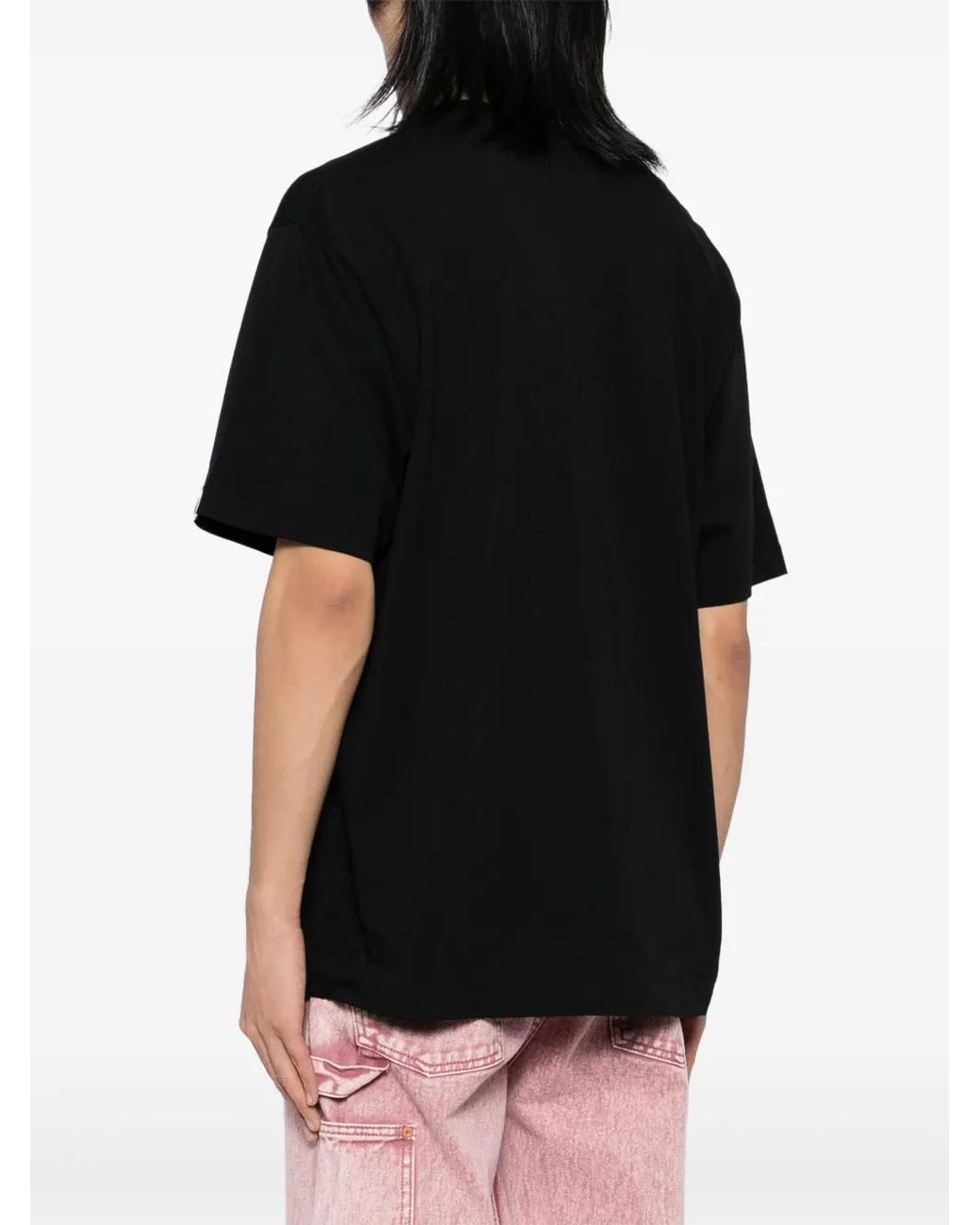 A Bathing Ape Black Abc Camo Illusion Ape Head Relaxed Fit Tee for men