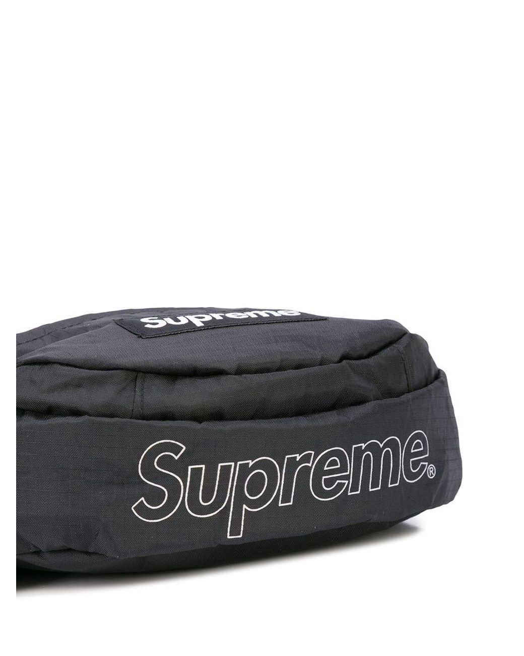 supreme logo patch belt bag