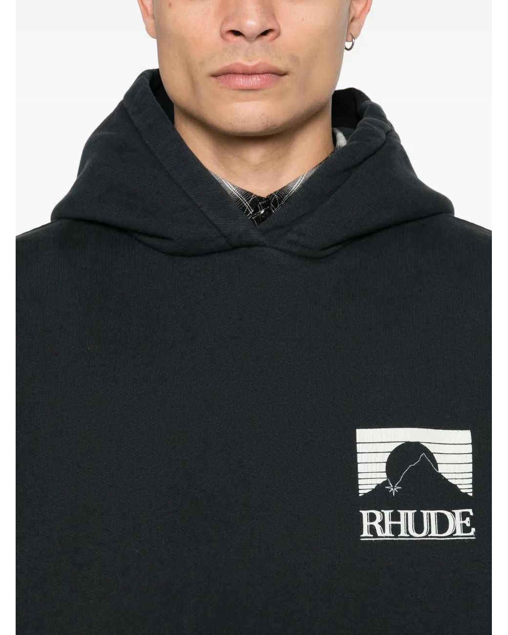 Rhude Black Moonlight Pack Hoodie for men
