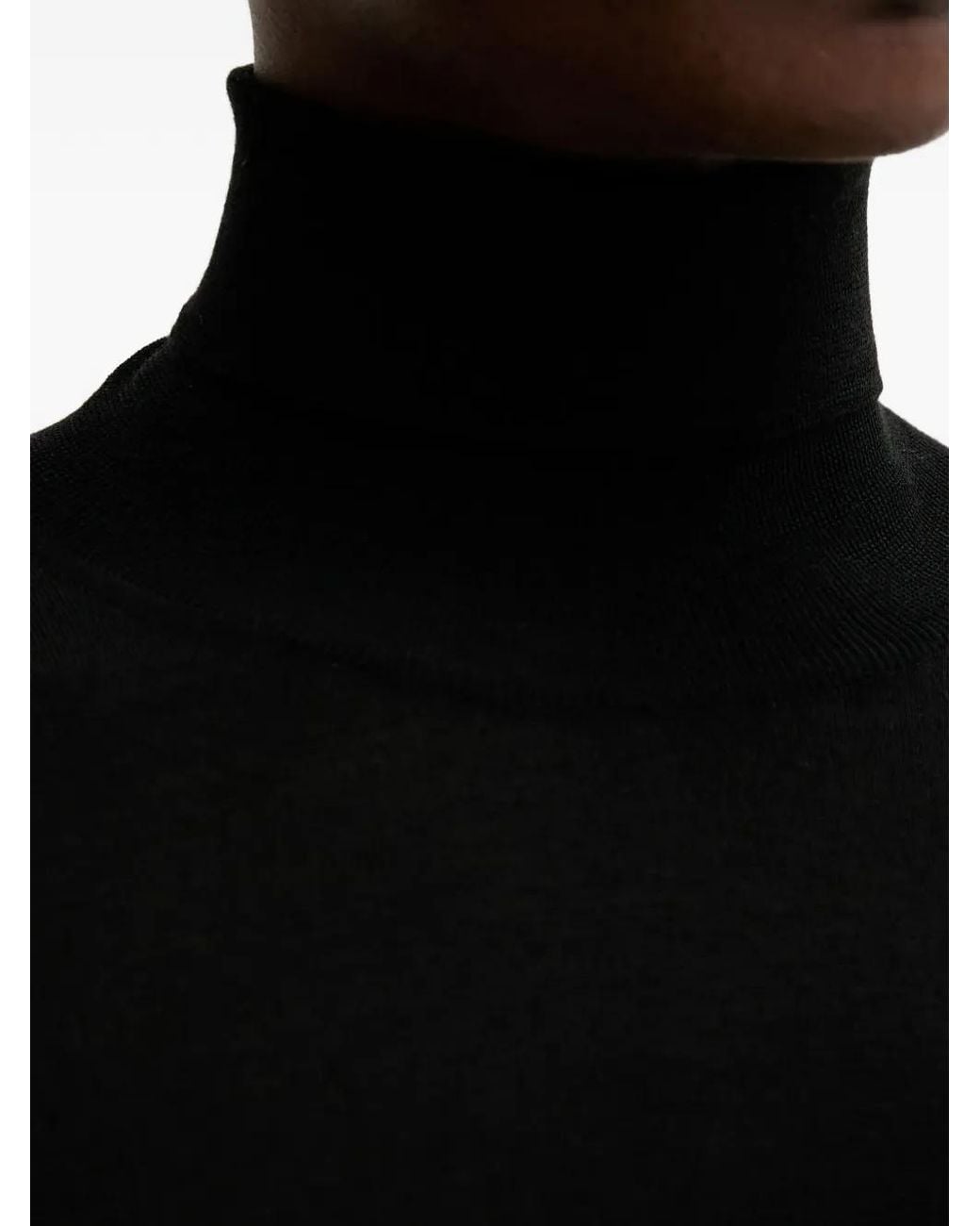 Barena Black Pull À Col Roulé for men