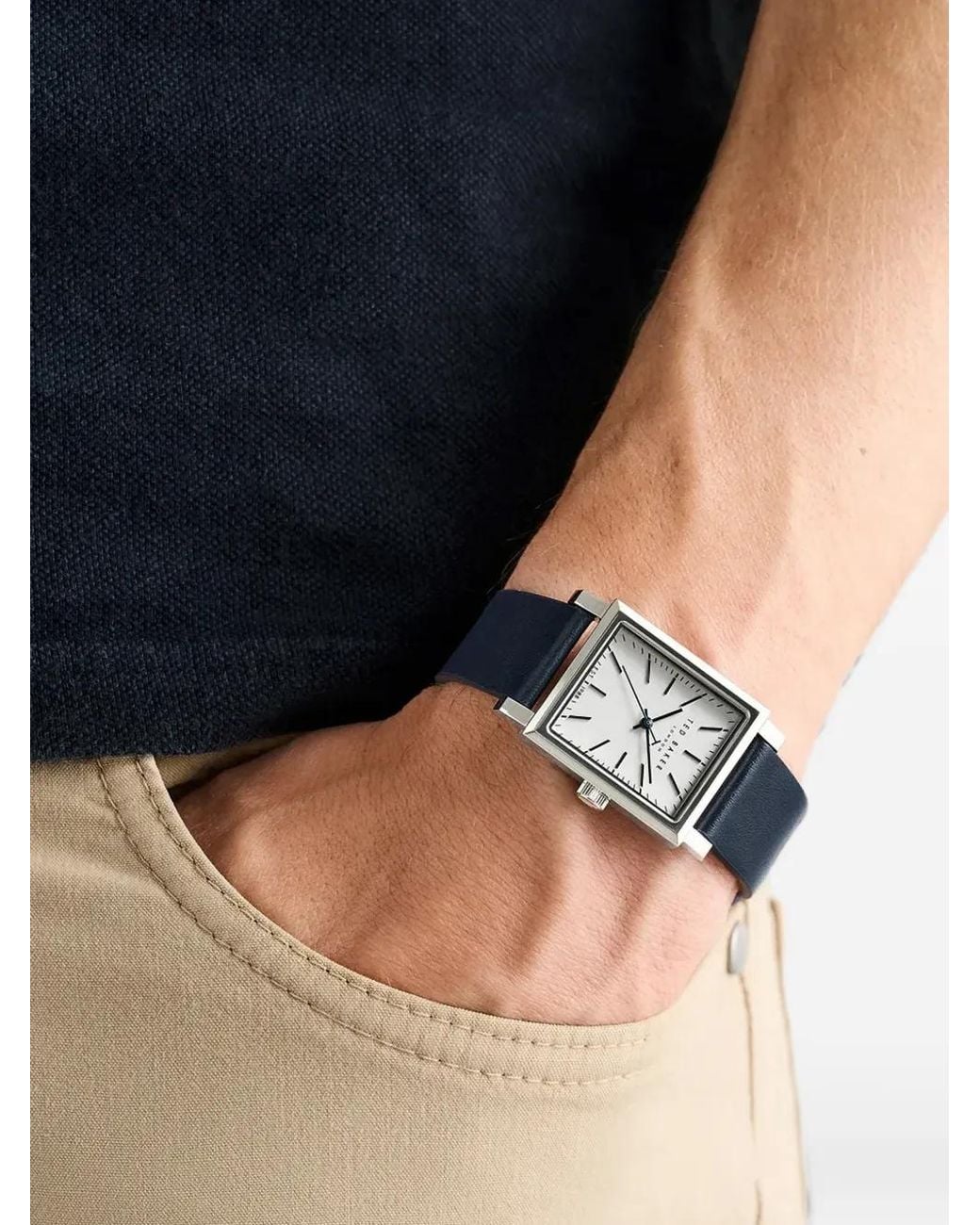 Ted Baker Gray Rectangular-Shape 26Mm Watch