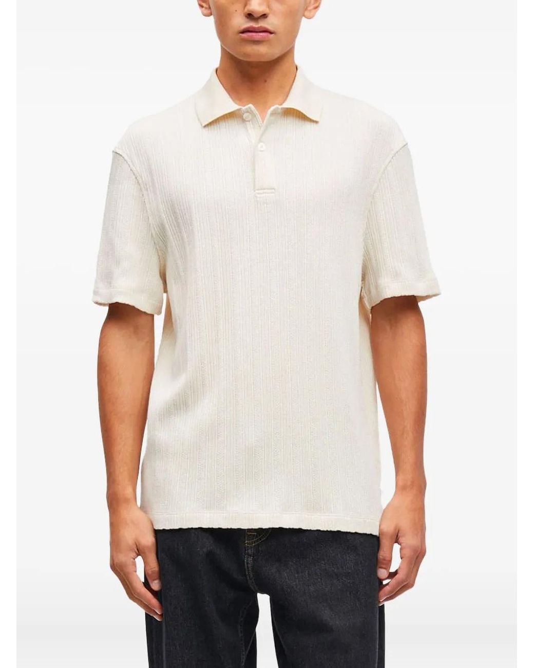 Samsøe & Samsøe Sakevin Poloshirt in het White voor heren