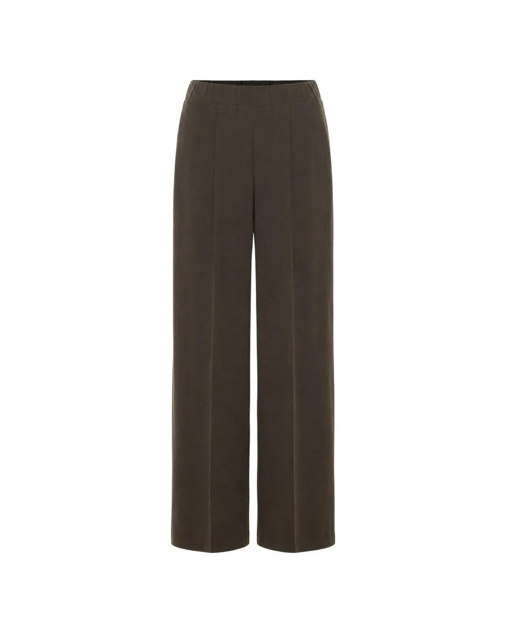 Elle Brown Elasticated-Waist Track Pants