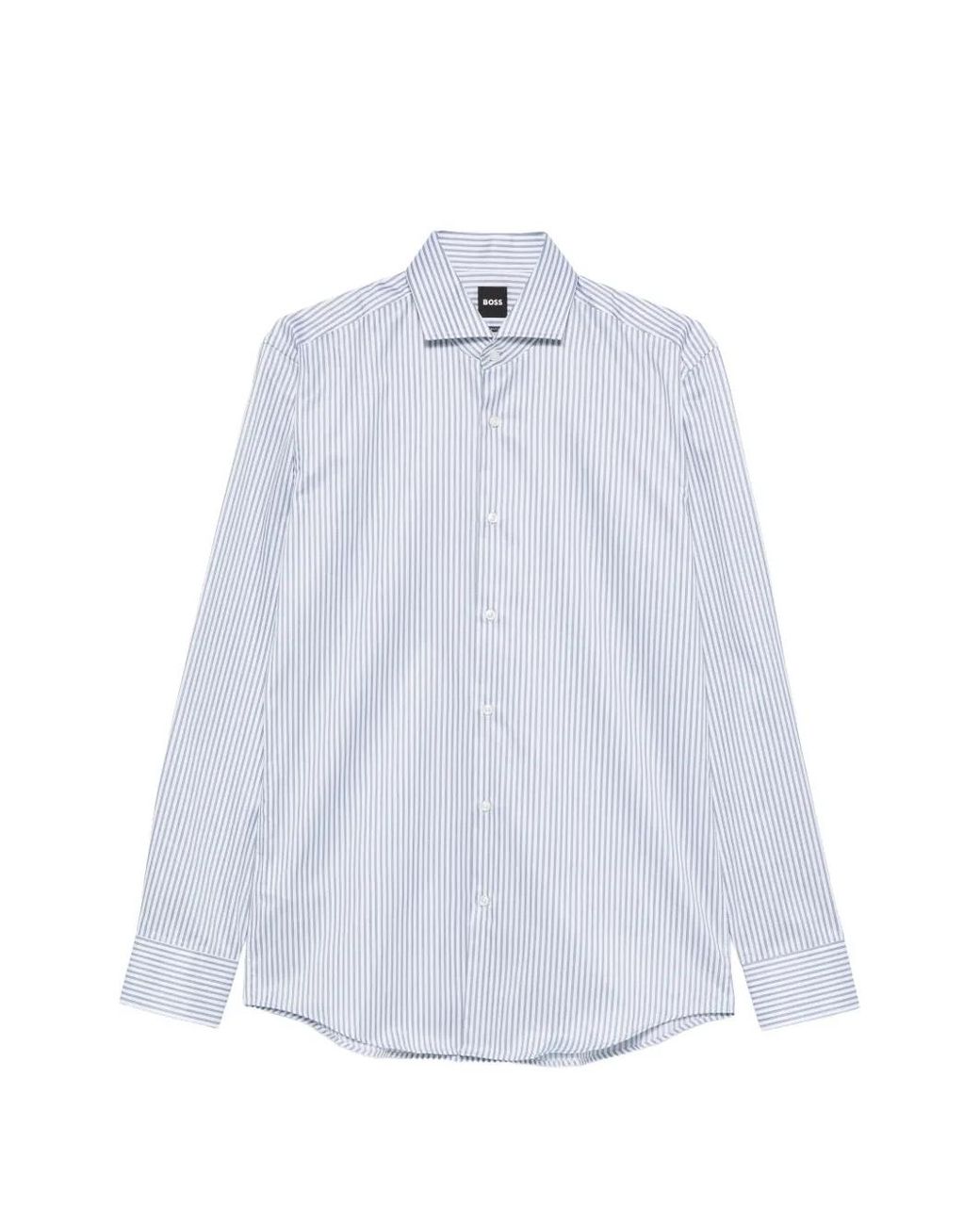 Boss White Slim-Fit Shirt for men