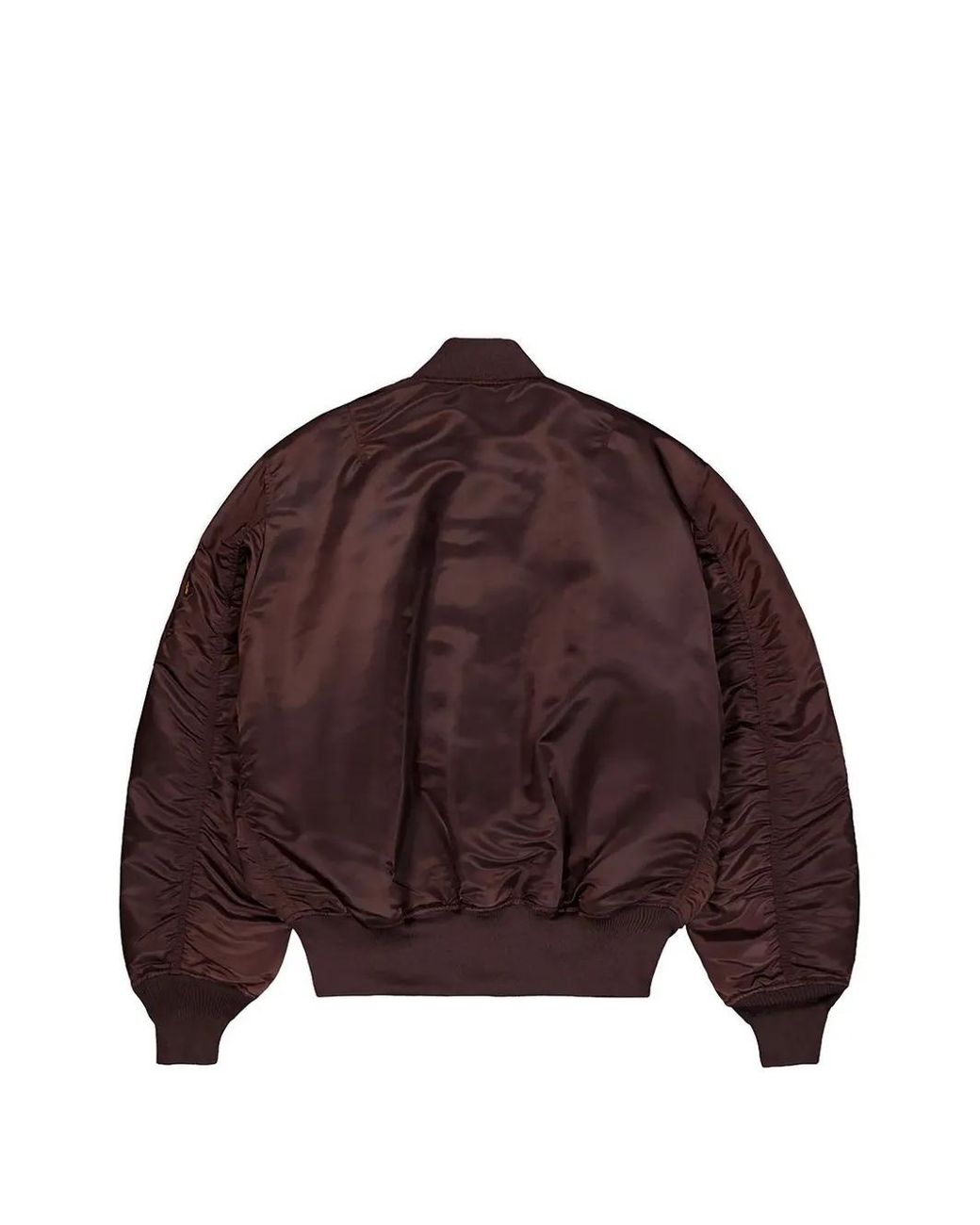 Alpha Industries Red Ma-1 Heritage Zip-Up Bomber Jacket