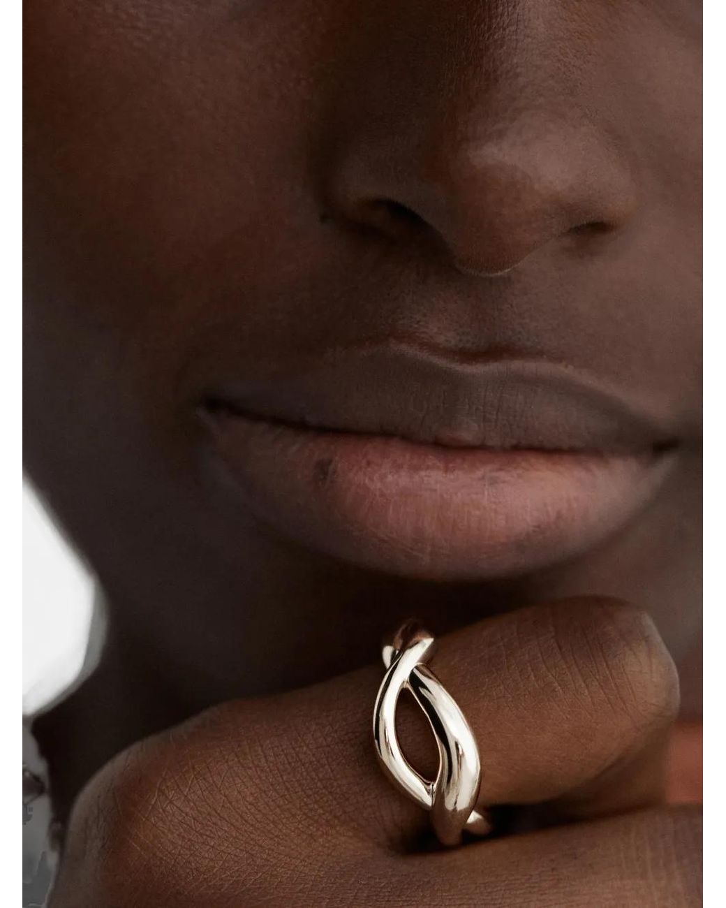 Monica Vinader Metallic Ochre Ring