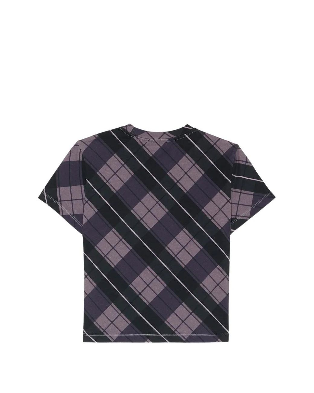 Marc Jacobs Blue Plaid Logo Baby T-Shirt