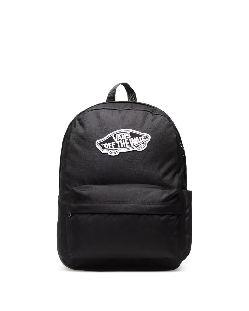 Vans Black Logo-Patch Backpack