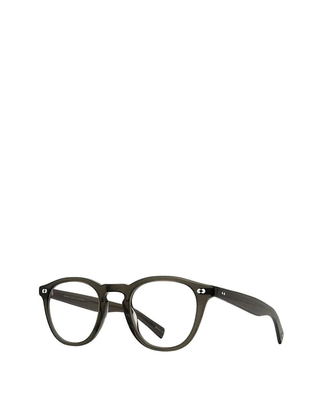 Garrett Leight Black Hampton X Round-Frame Glasses for men