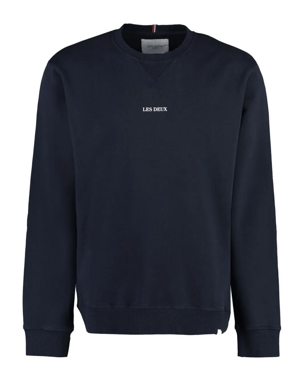 Les Deux Sweater Met Logoprint in het Blue voor heren