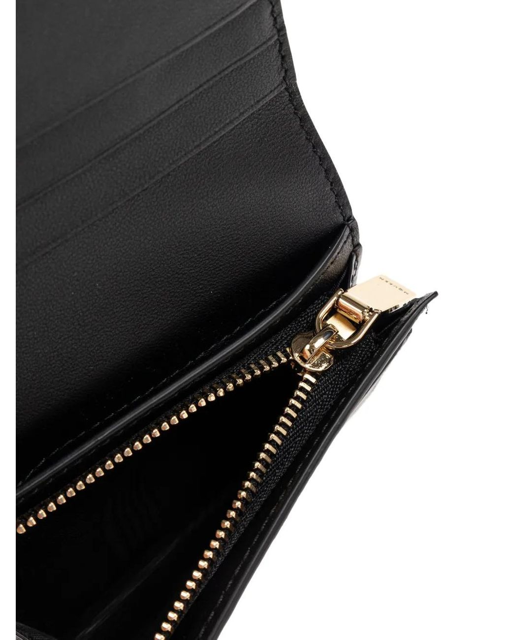 McQueen Black Leather Wallet