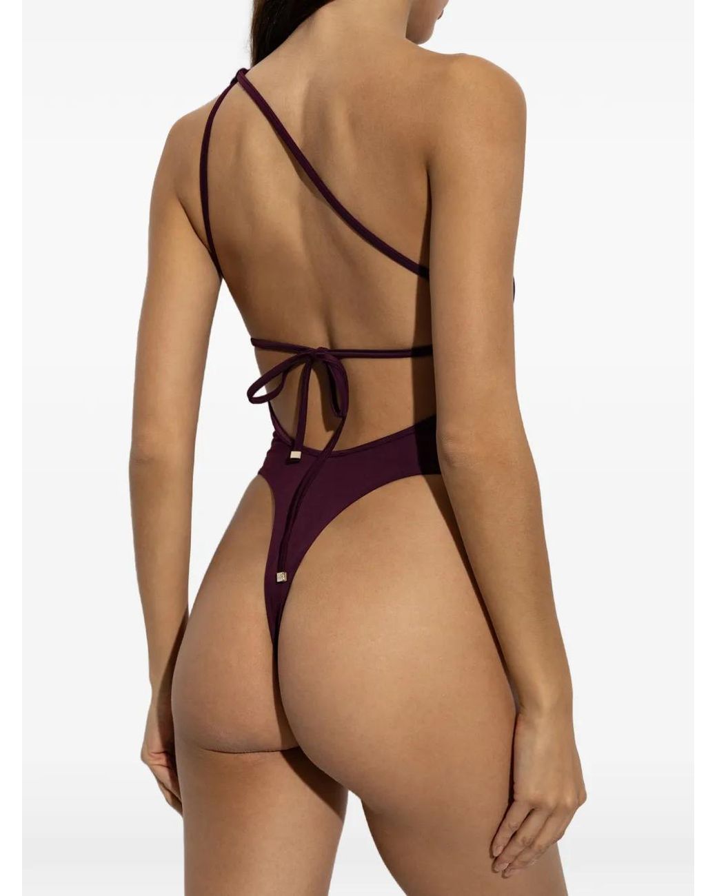 DSquared² Asymmetrisch Badpak in het Purple