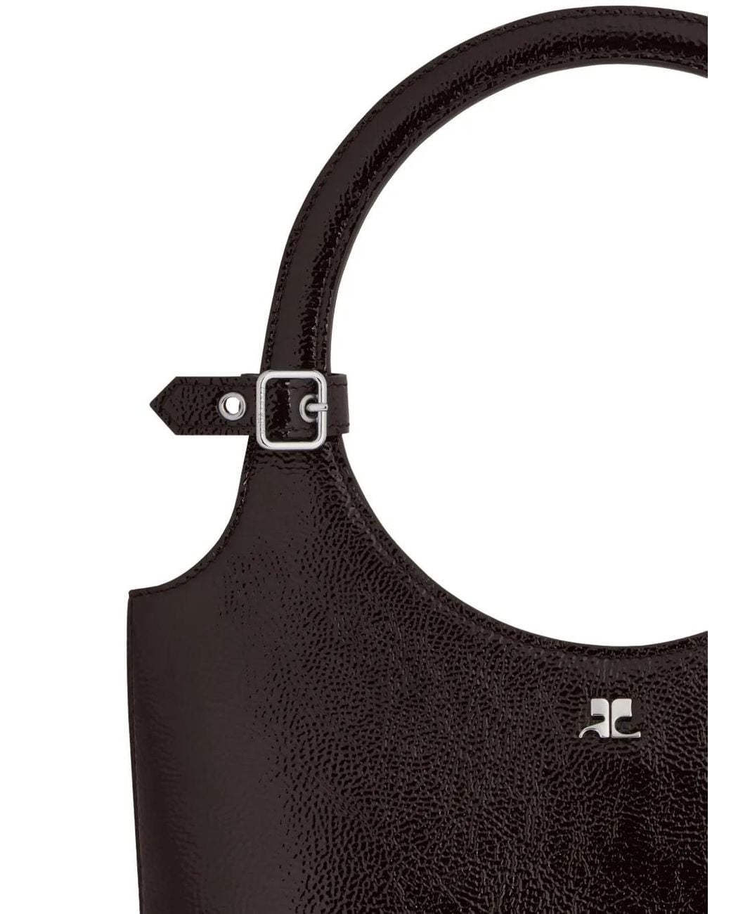 Courreges Black Holy Shoulder Bag