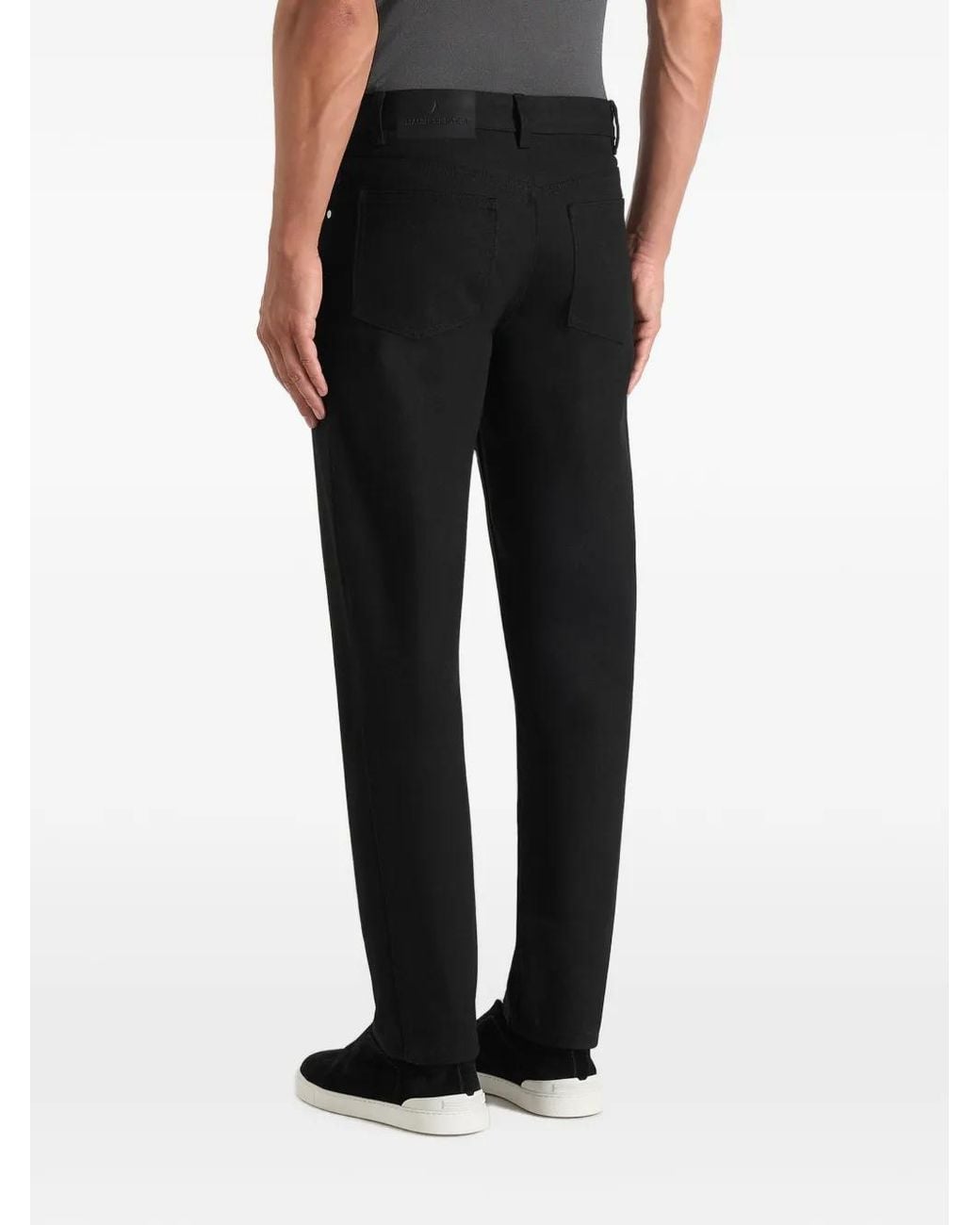 Manière De Voir Black Dn001 Tapered-Fit Denim Jeans for men