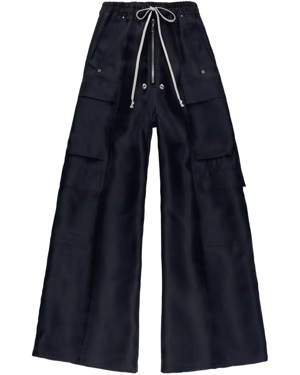 Rick Owens Blue Cargo Belas Trousers