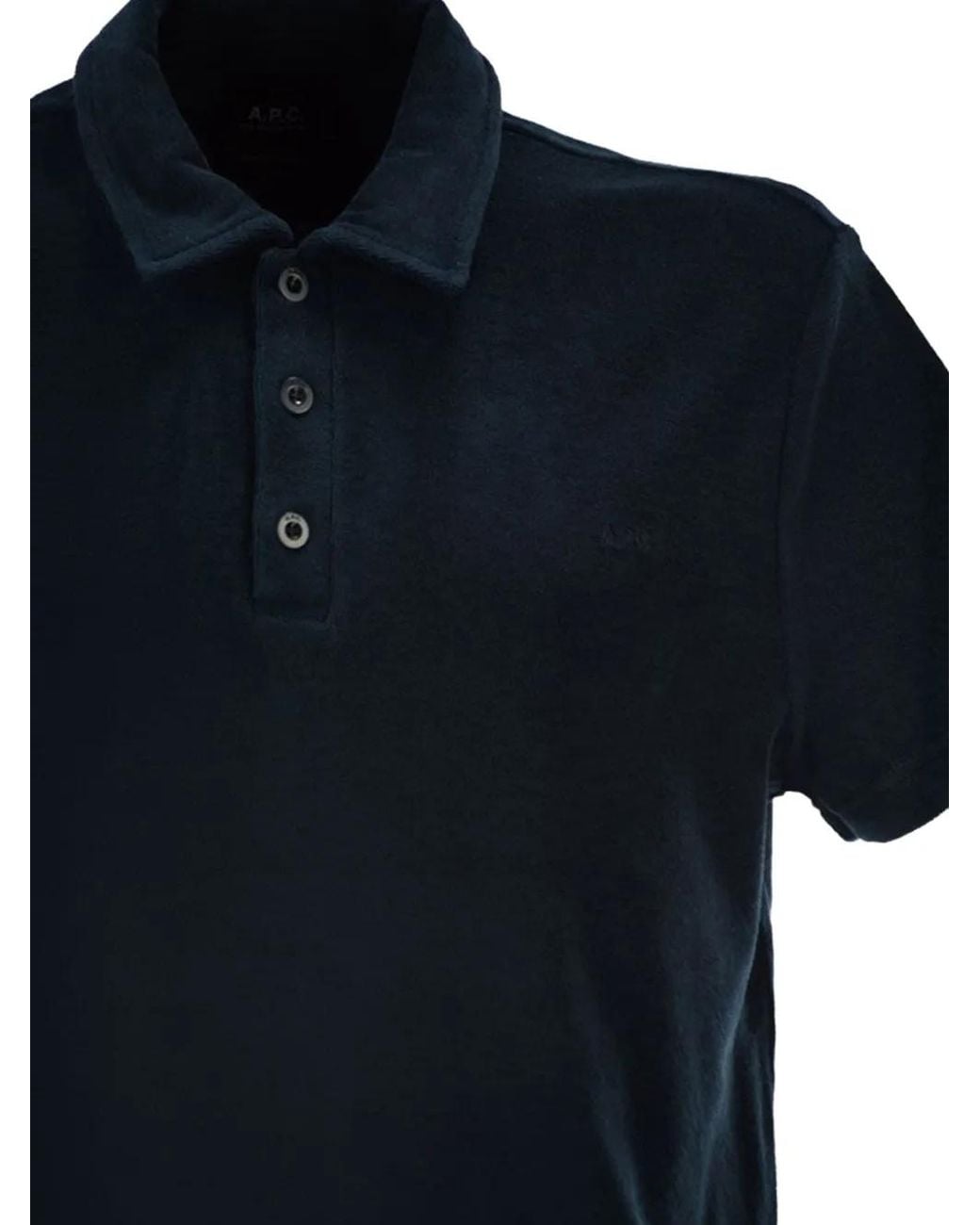 Polo Julian De Algodón A.P.C. de hombre de color Blue