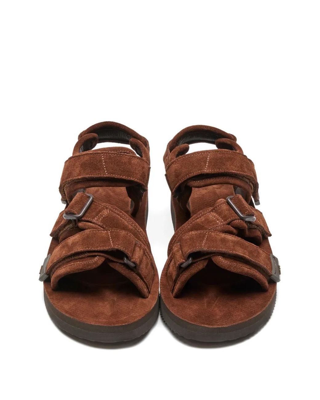 Suicoke Brown Kisee Touch-Strap Sandals