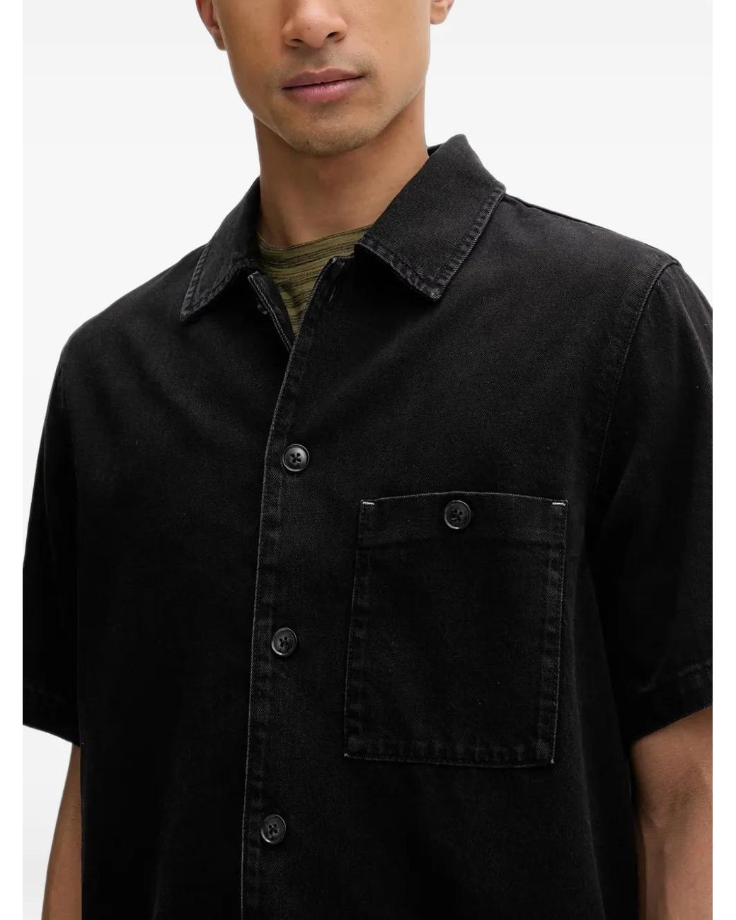 Marc O' Polo Black Chemise À Poche Poitrine for men