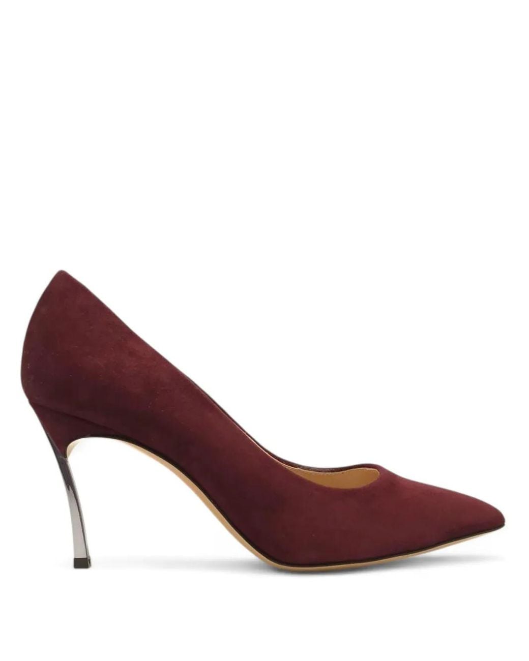 Casadei Purple 90Mm Samurai Blade Pumps