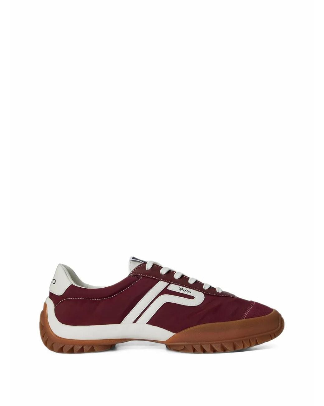 Polo Ralph Lauren Purple Panelled Sneakers