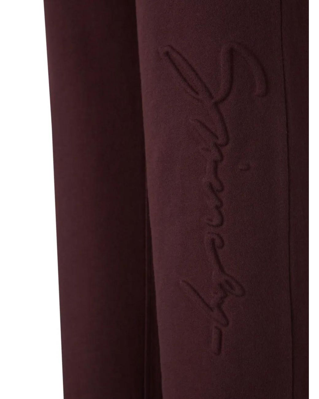 Givenchy Red Logo Plush Joggers for men