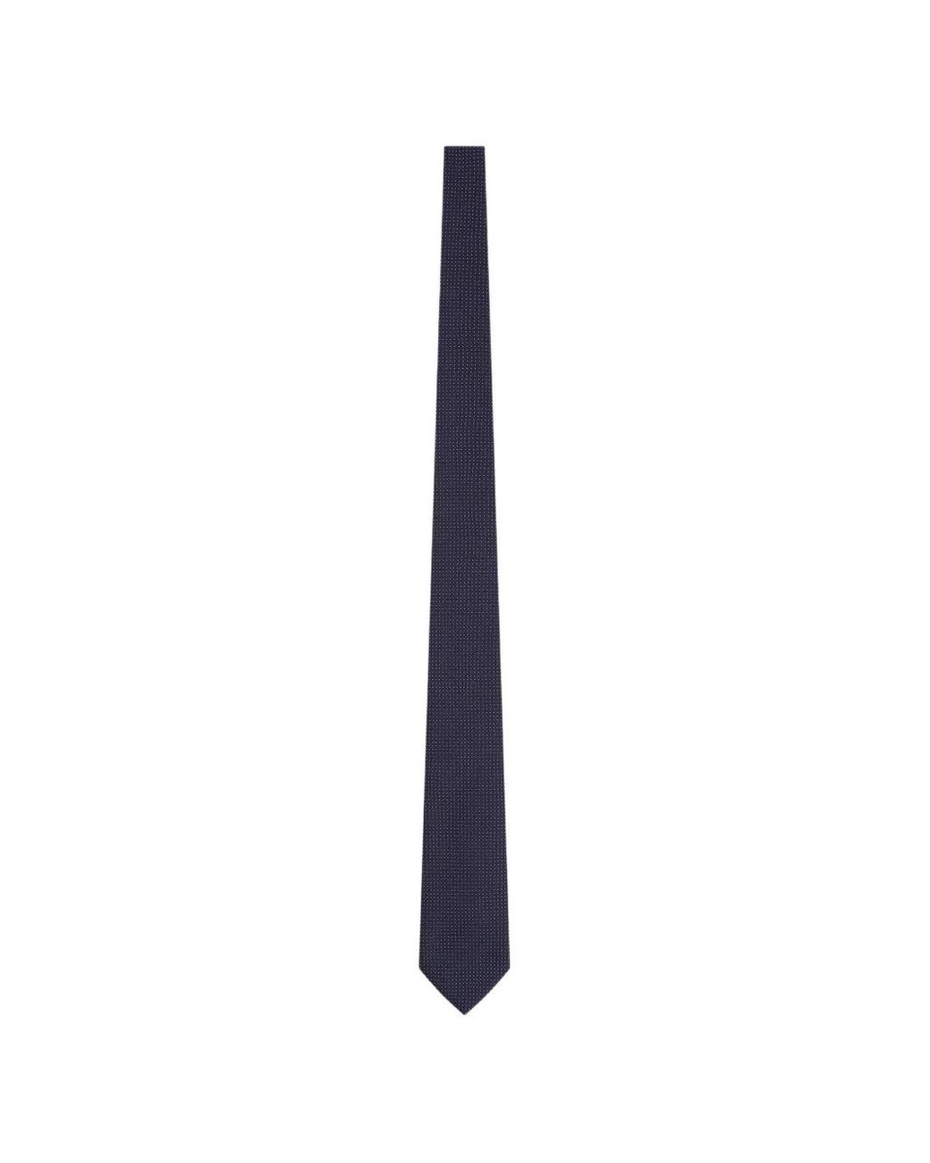 Fursac Blue Polka-Dot Silk Tie for men