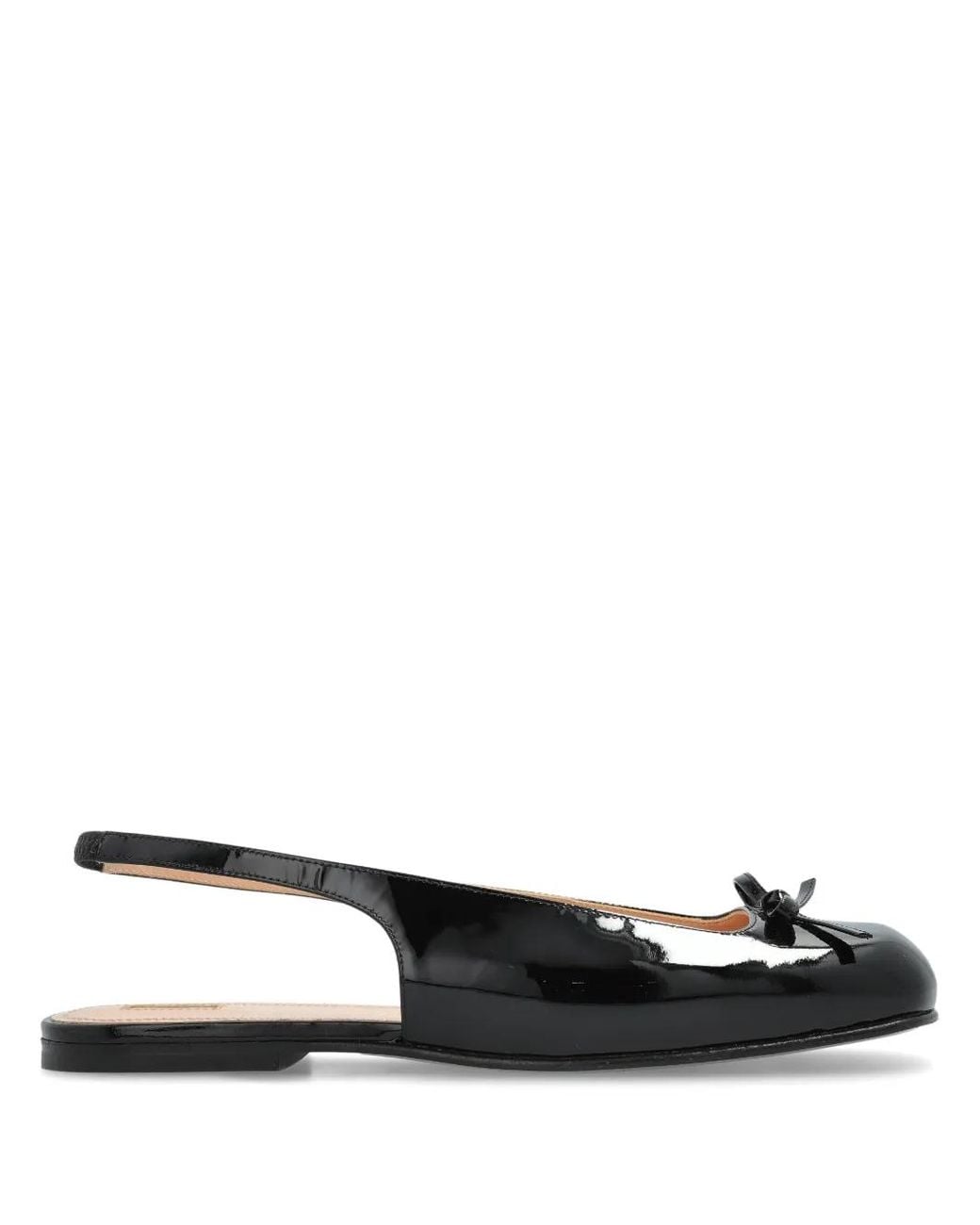 NODALETO Black Bulla Node Sb Ballet Flats