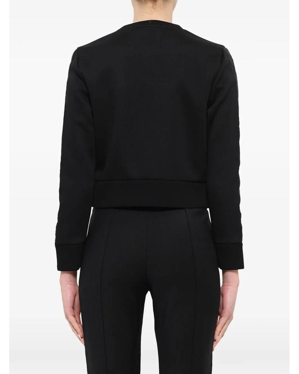 Neil Barrett Black Pullover Mit Flechtärmeln
