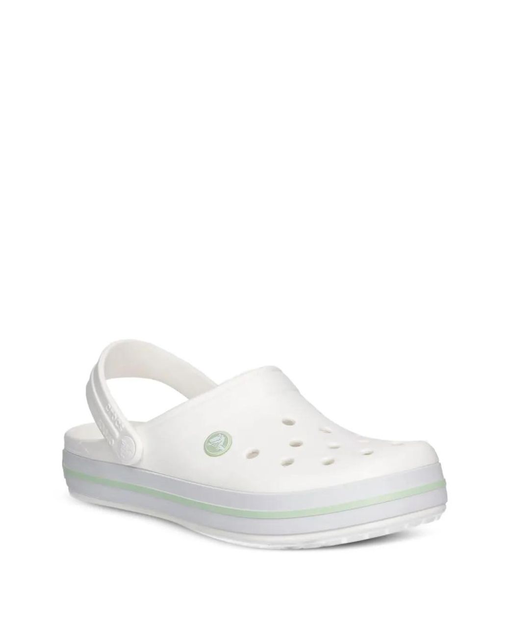CROCSTM White Perforated Slingback Clogs
