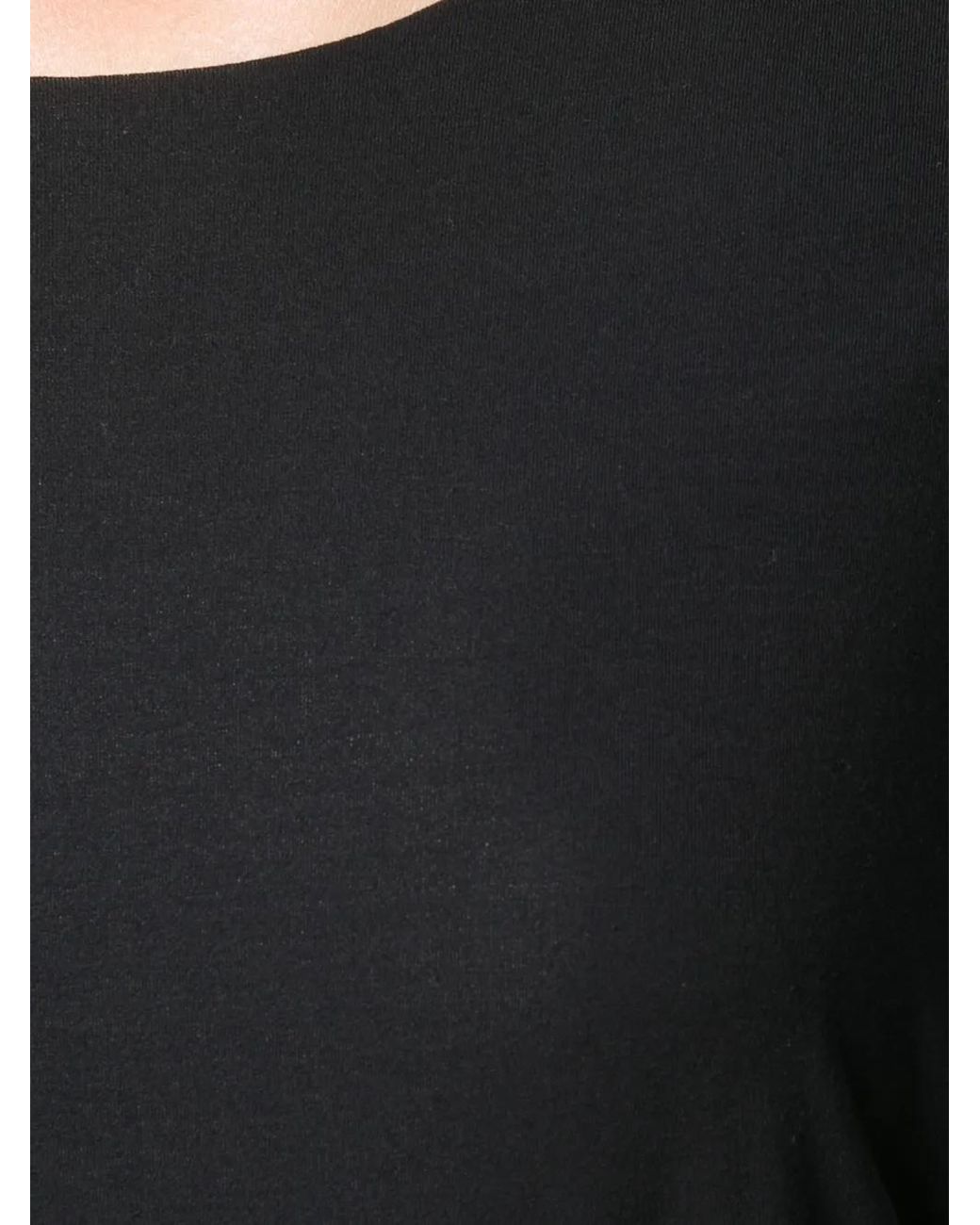 Wolford Black Round-Neck T-Shirt