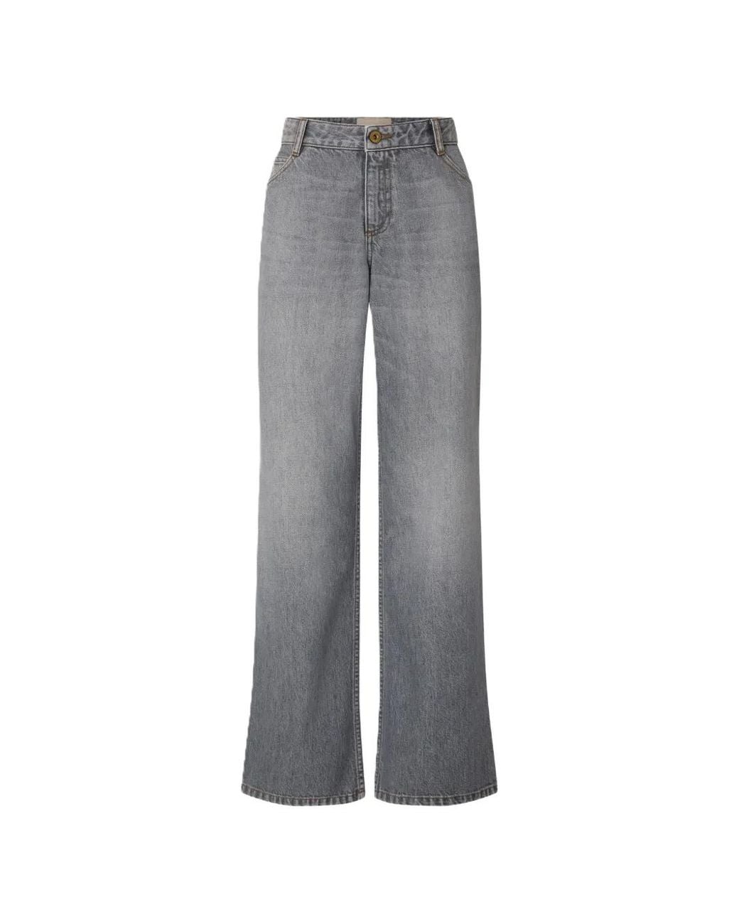Sessun Gray Vega Straight-Leg Jeans