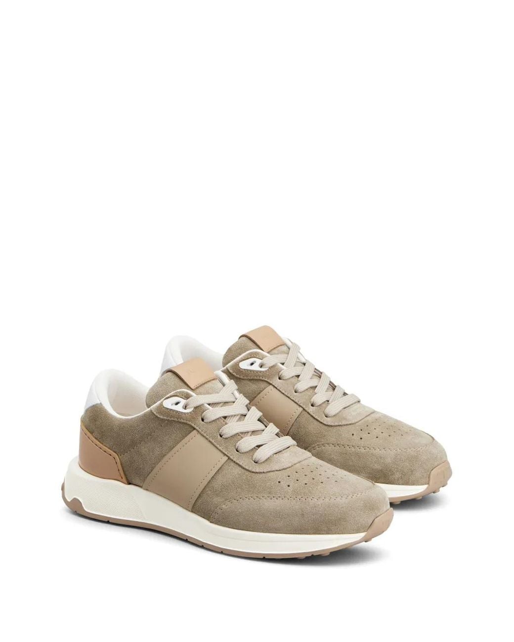 Tod's White Mesh Running Sneakers for men