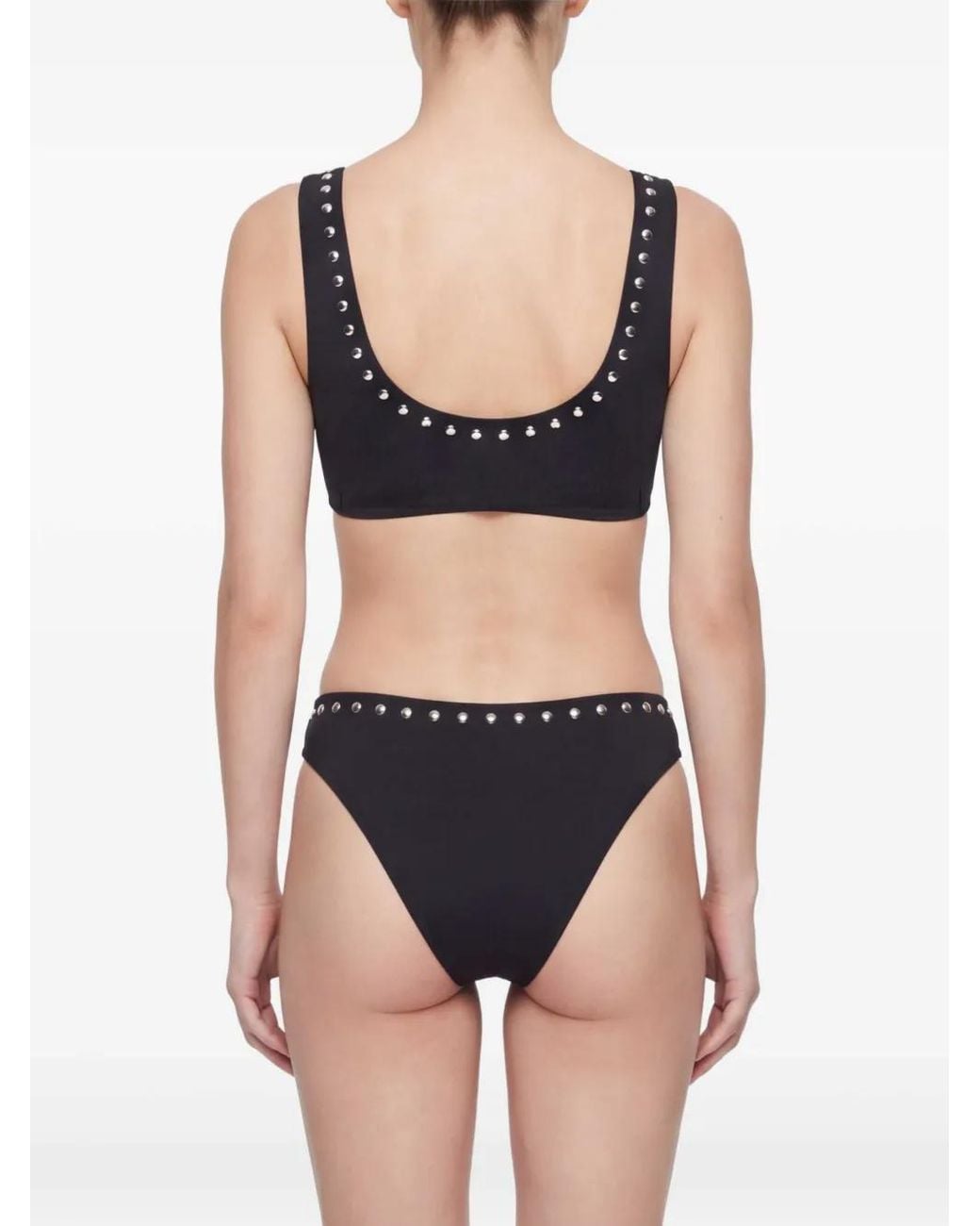 Let's Swim Blue Studded Bikini Bottoms