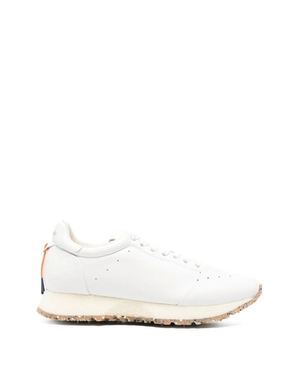 Barracuda White Rocket Perforated Sneakers