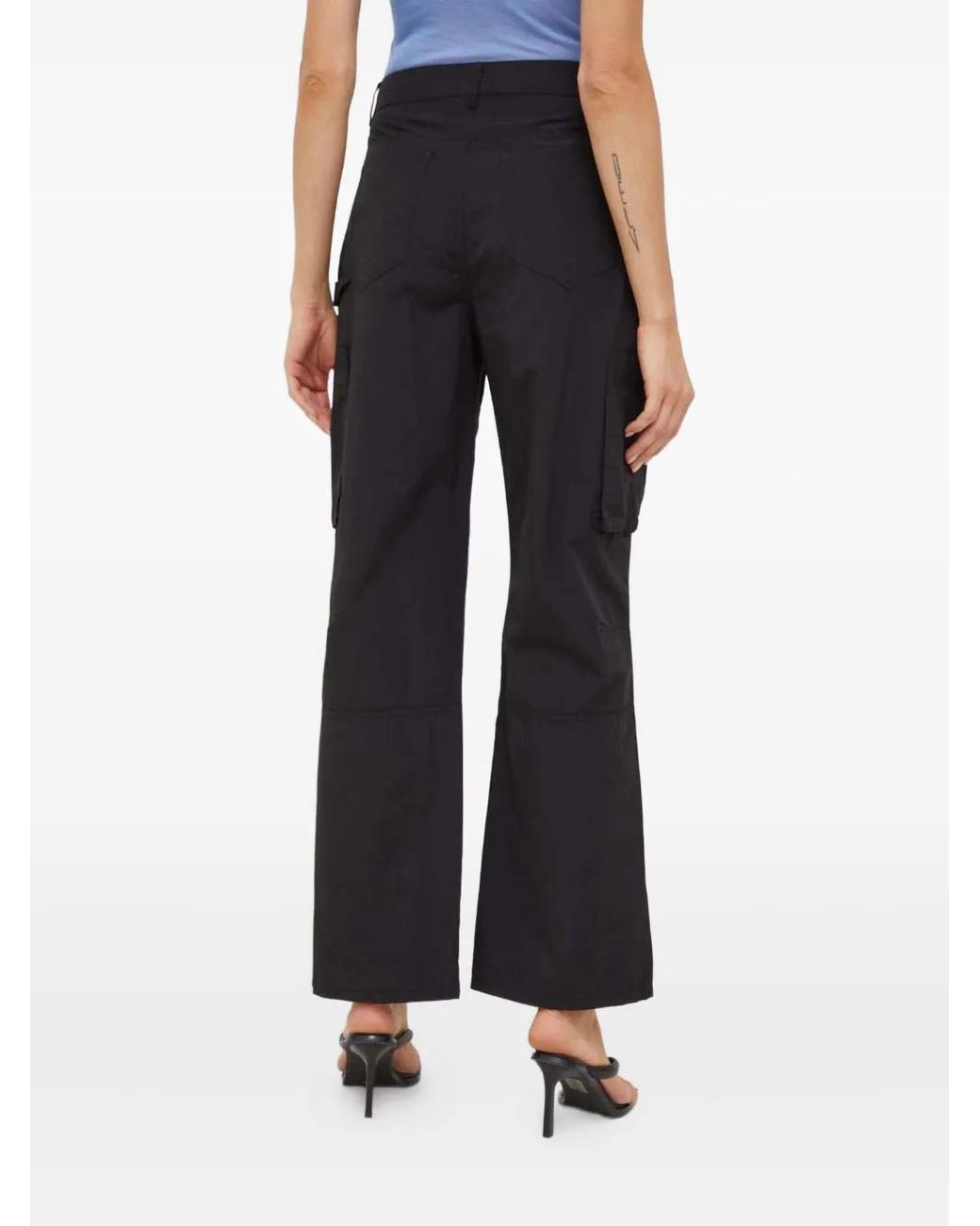 Herskind Black Zip-Pocket Trousers