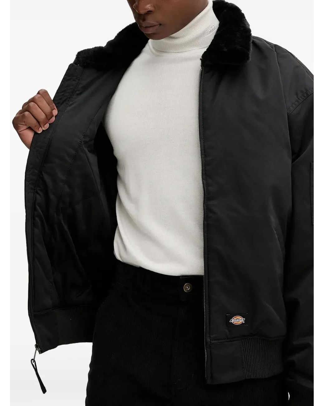 Dickies Black Coalfield Bomber Jacket for men