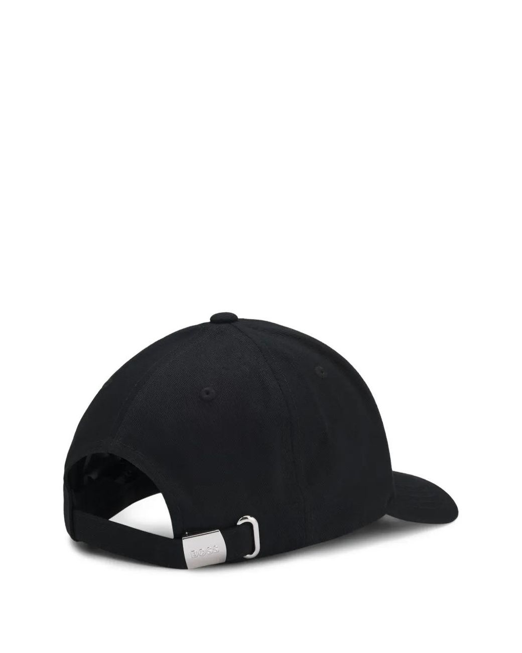 Boss Black Cotton-Twill Cap With Embroidered Logo for men