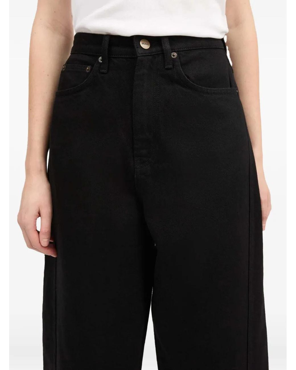 Skall Studio Black Jean Bille À Coupe Ample