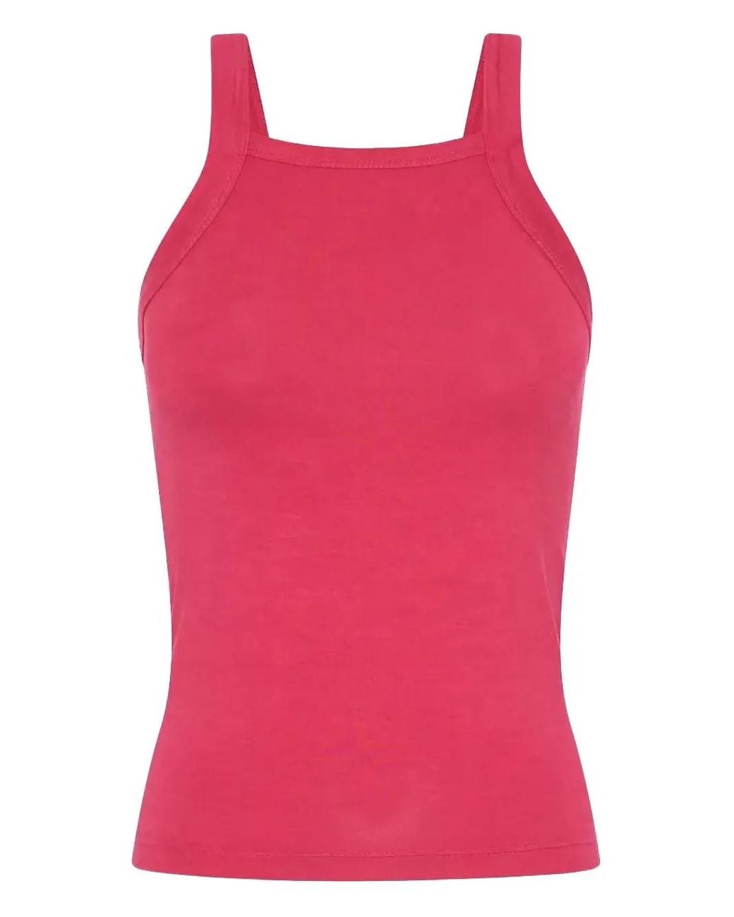 One Teaspoon Pink Smiles Print Tank Top