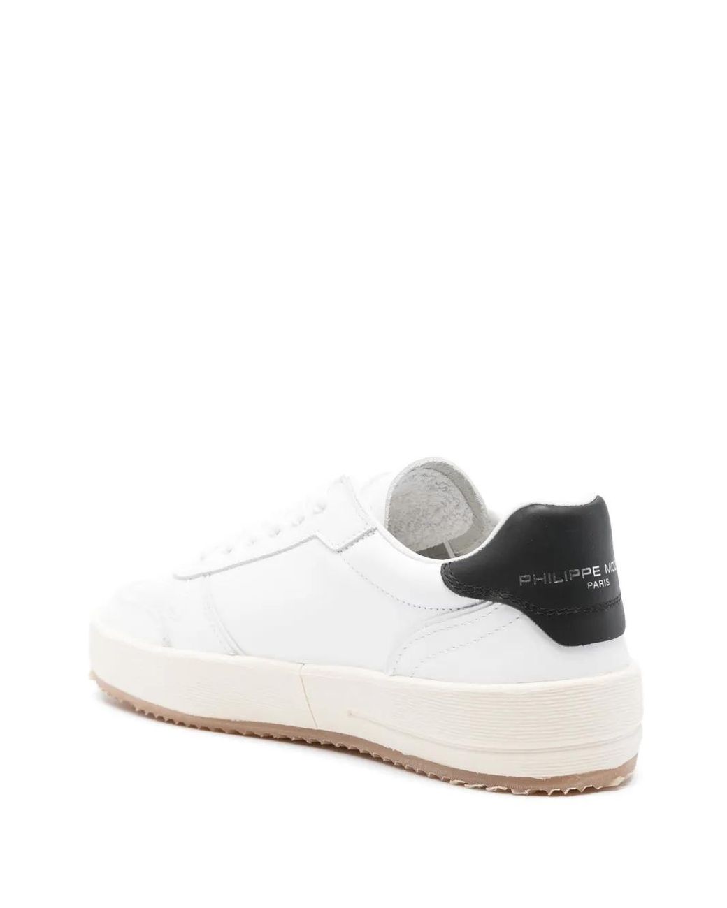 Philippe Model White Temple Veau Sneakers