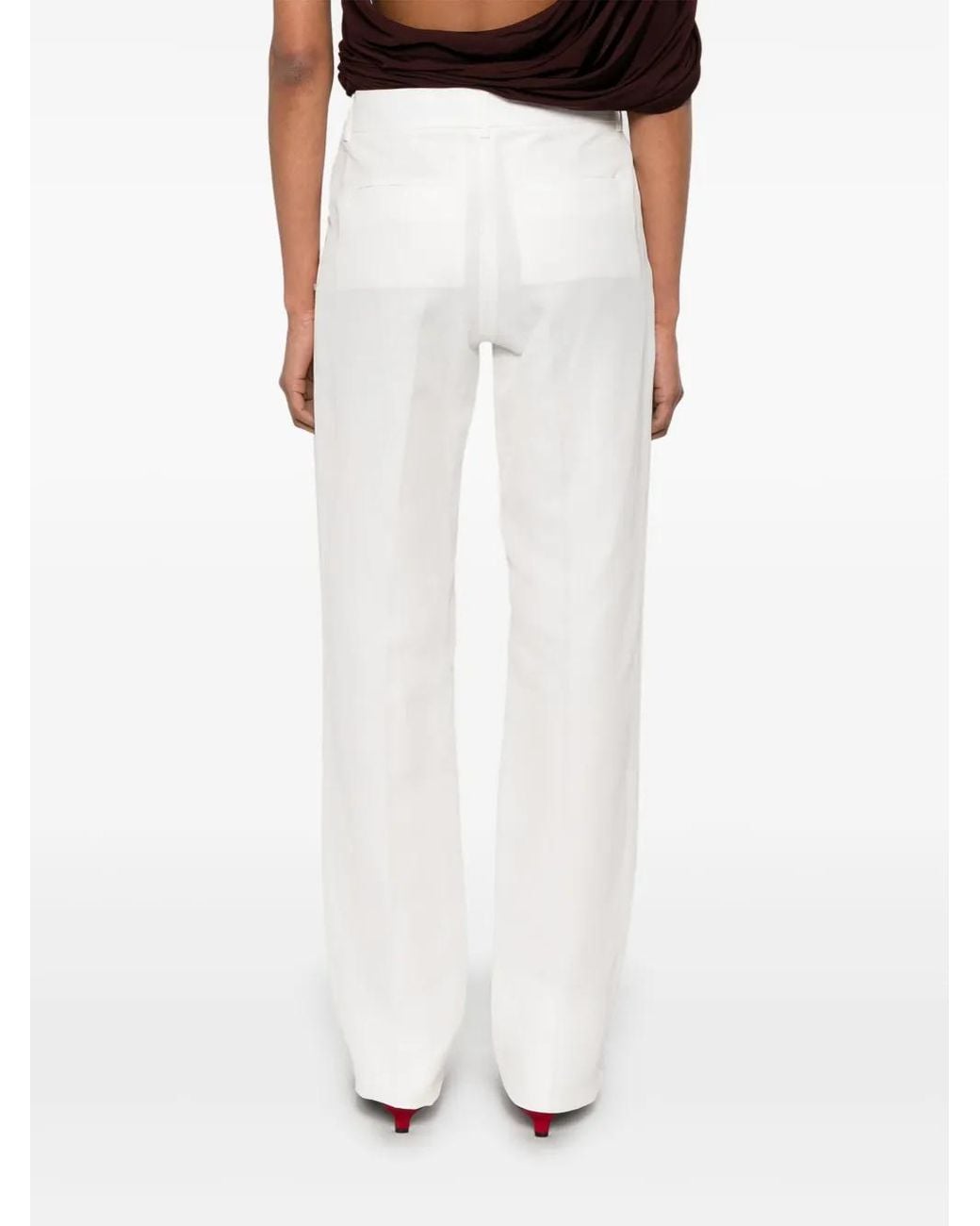 Sportmax White Raoul Trousers